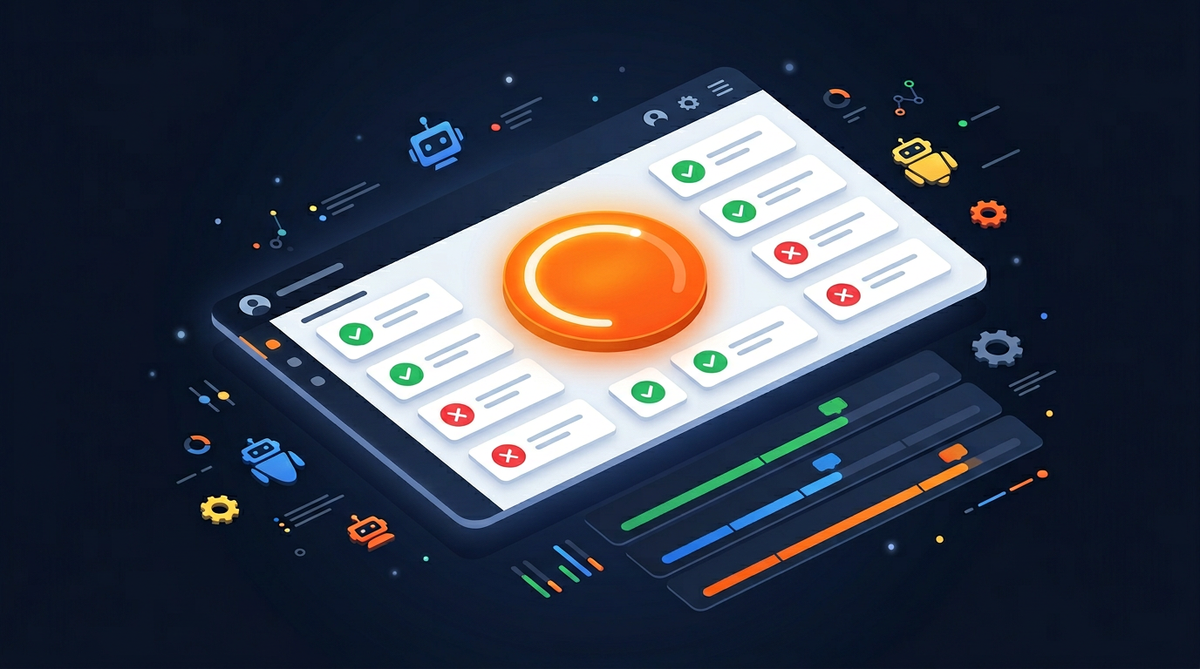 AI Crawler Check Dashboard — AI Visibility Score, Bot Access Status, and Score Breakdown