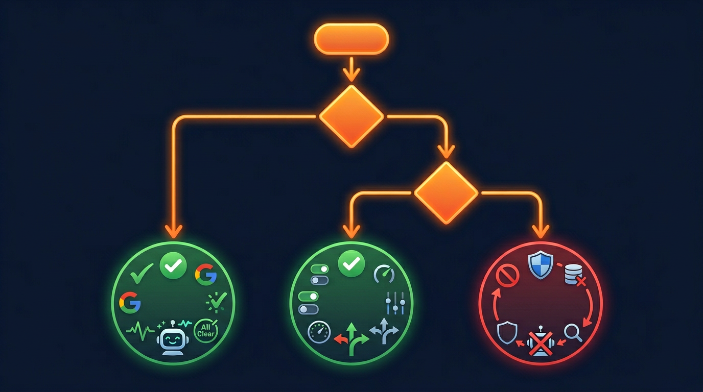 Decision flowchart for choosing your Google crawler strategy
