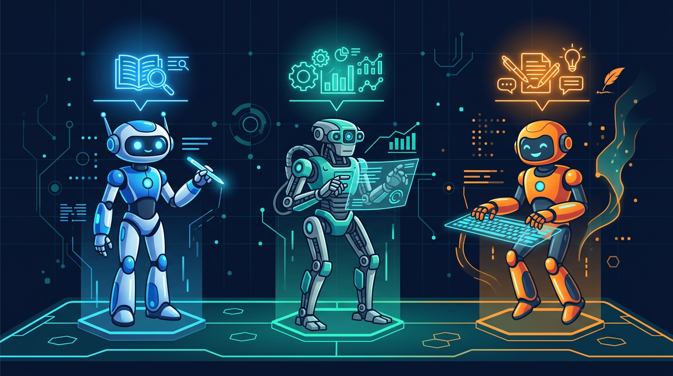 Three Perplexity bot types performing different crawling tasks on a network